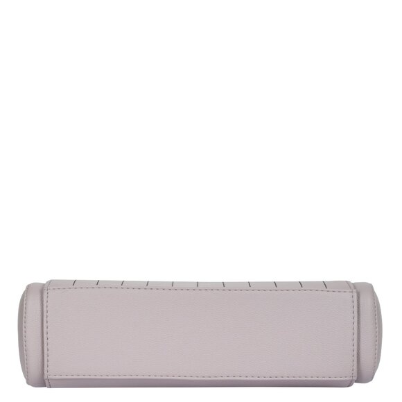 Women’s Vegan Leather Mauve Top-Handle Handbag | Crossbody Sling Bag, Purse - Picture 6 of 11